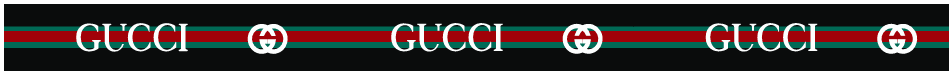 1.1 CM GUCCİ BASKILI RAŞEL ŞERİT